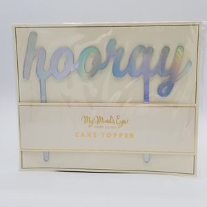 My Mind's Eye Hooray Cake Topper